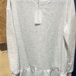 White Long Sleeve Top